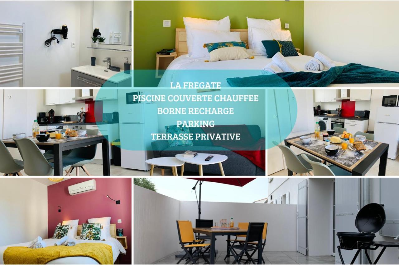 Le Vaisseau Maison Avec Piscine/Parking/Wifi/Plages 5Kms 莱马特 外观 照片