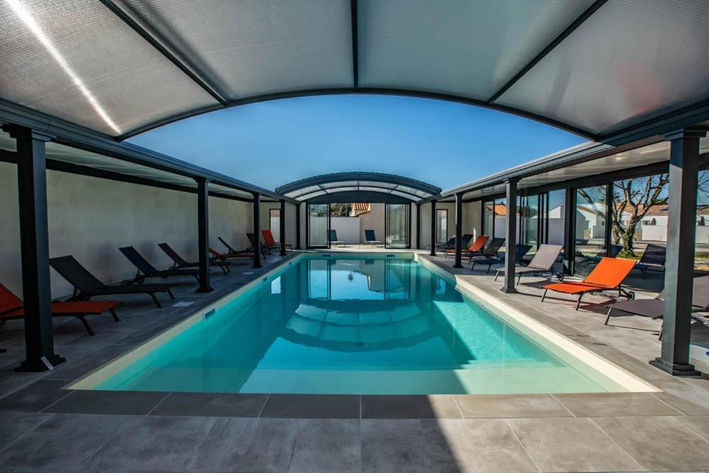 Le Vaisseau Maison Avec Piscine/Parking/Wifi/Plages 5Kms 莱马特 外观 照片