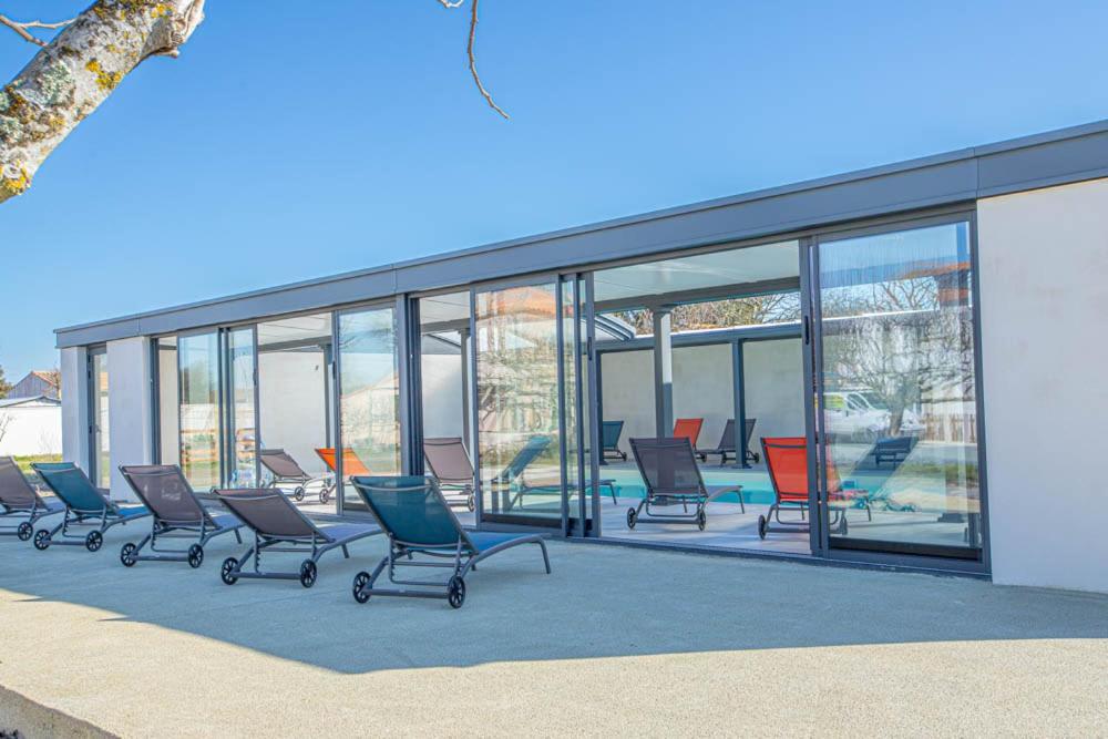 Le Vaisseau Maison Avec Piscine/Parking/Wifi/Plages 5Kms 莱马特 外观 照片