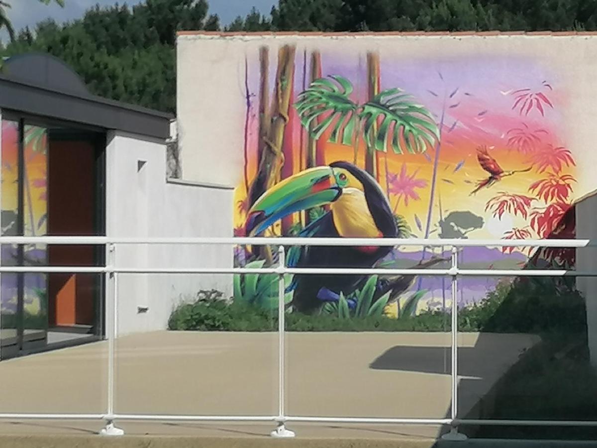 Le Vaisseau Maison Avec Piscine/Parking/Wifi/Plages 5Kms 莱马特 外观 照片